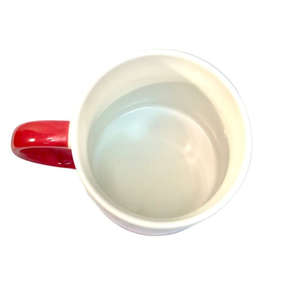 Disney Mickey Mouse Red Silhouette Oversized 26oz Porcelain Coffee Cup Mug - Picture 5 of 6